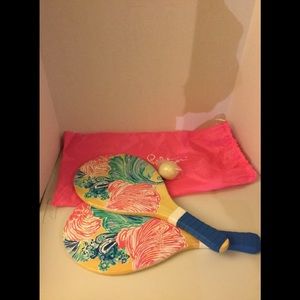 Lilly Pulitzer Paddleball Set